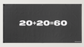 20+20=60
