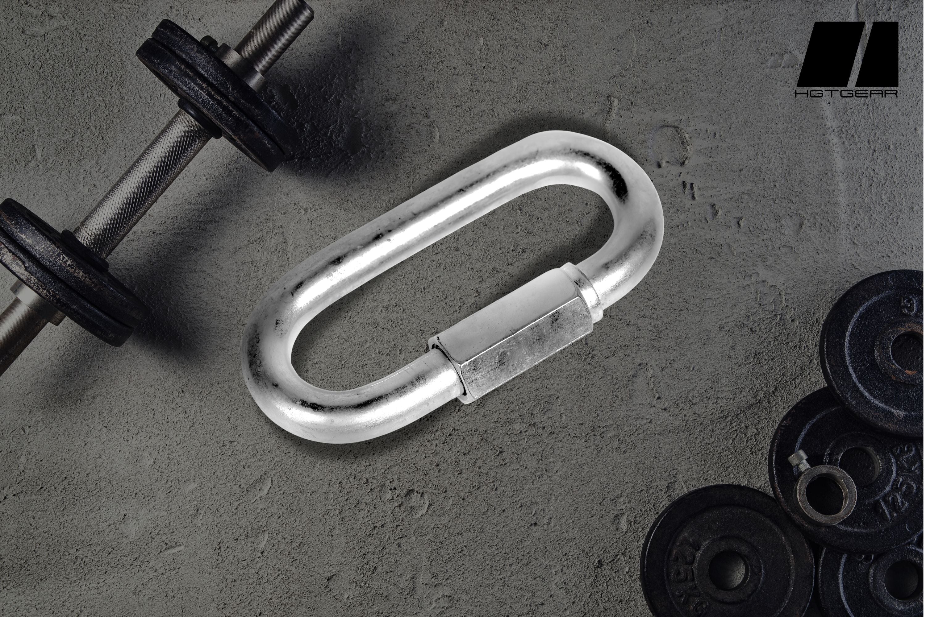 HGTGEAR Pro Screw-Link – Heavy Duty Schraub-Karabiner (Edelstahl 316)